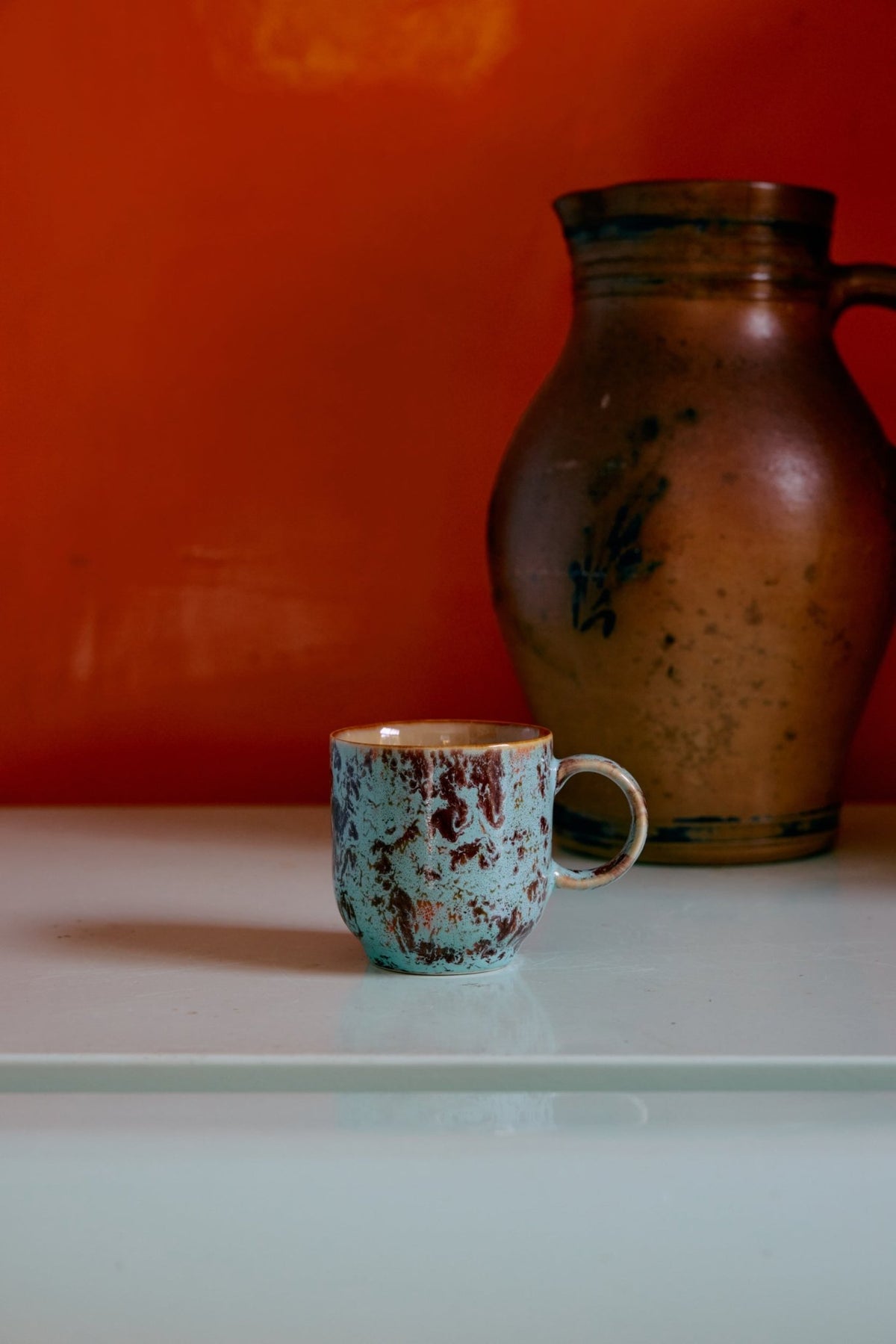 70s ceramics: café mugs abstract (set of 4) - Urban nest