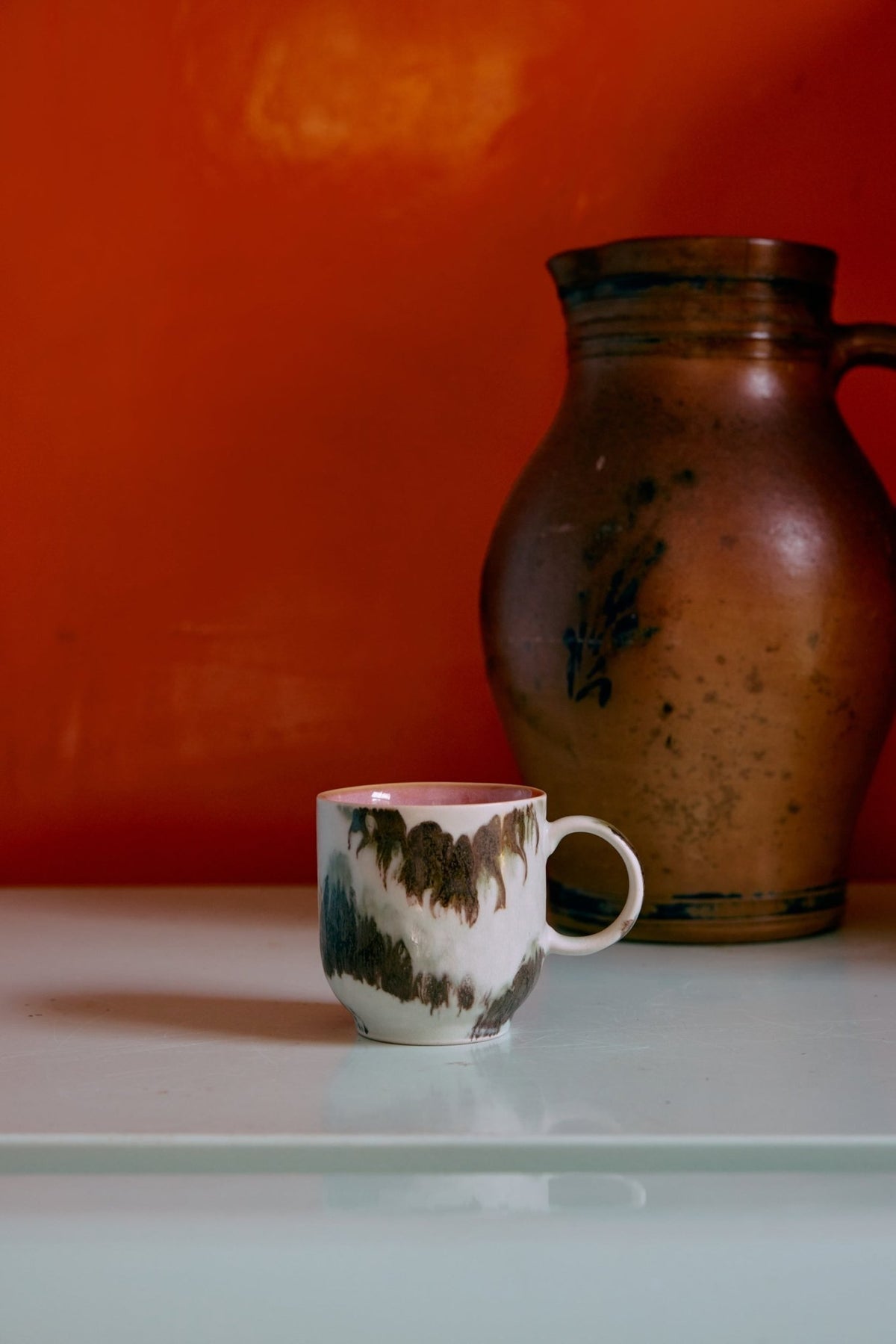70s ceramics: café mugs abstract (set of 4) - Urban nest