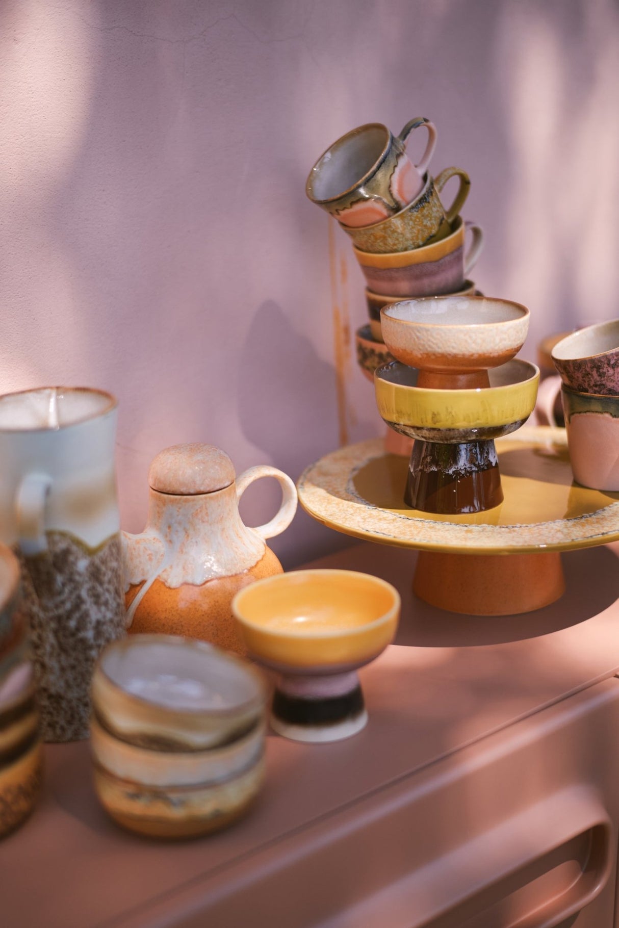 70s ceramics: coffee pot dunes - Urban nest