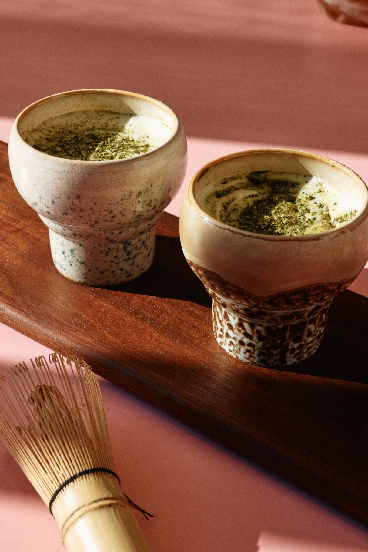 70s ceramics: lungo mugs coral (set of 2) - Urban nest