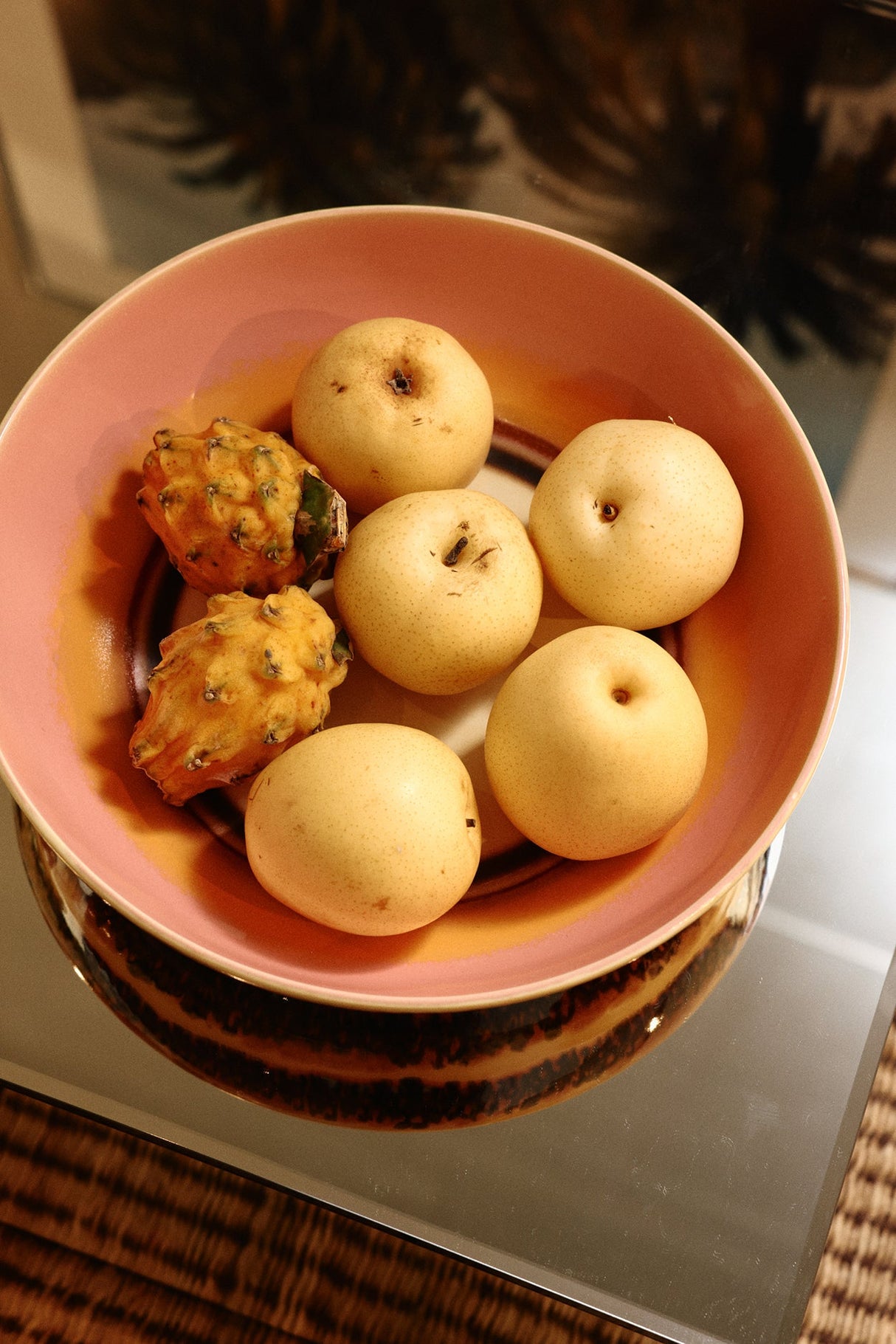 70s ceramics: salad bowl - serene - Urban nest
