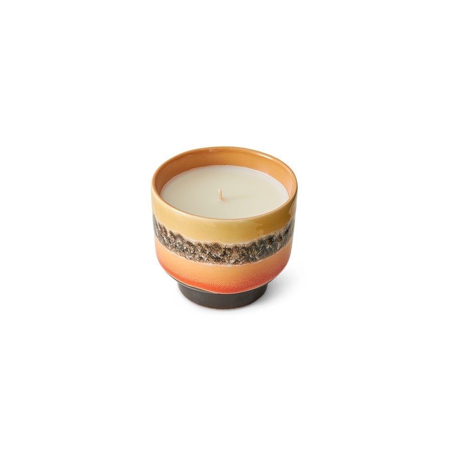 70s ceramics: small scented candle, Tulum - Urban nest