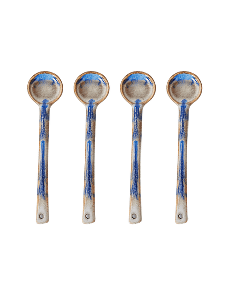 70s ceramics: spoons M (set of 4) single color - Urban nest