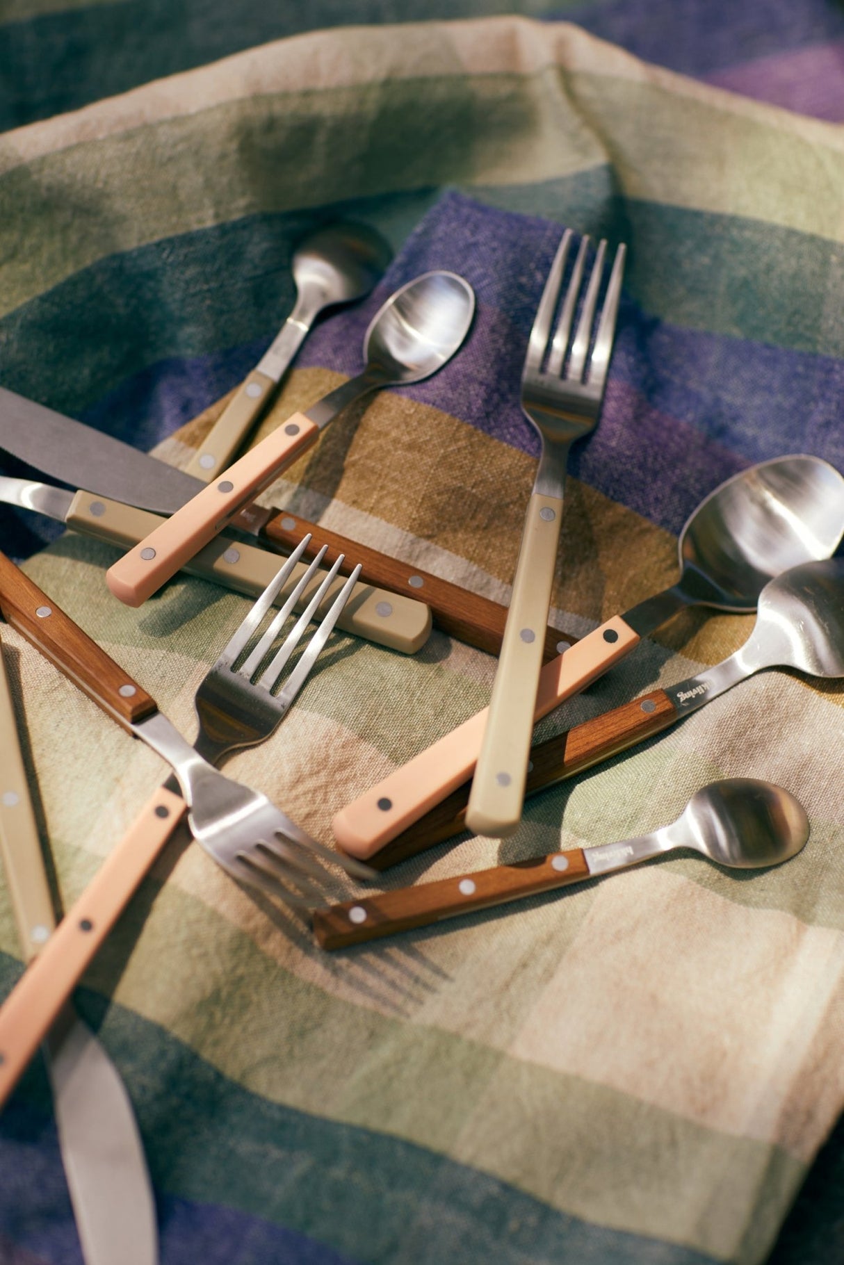 70s cutlery wooden fork - Urban nest