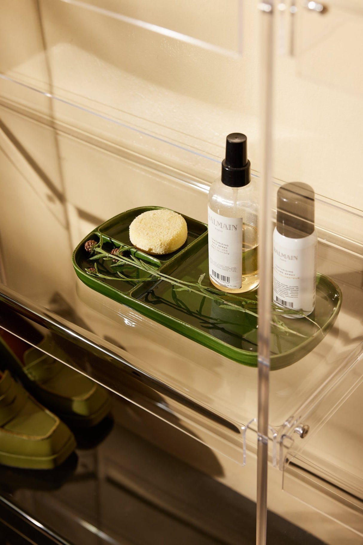 Acrylic cabinet: Standing panel 160cm, clear - Urban nest