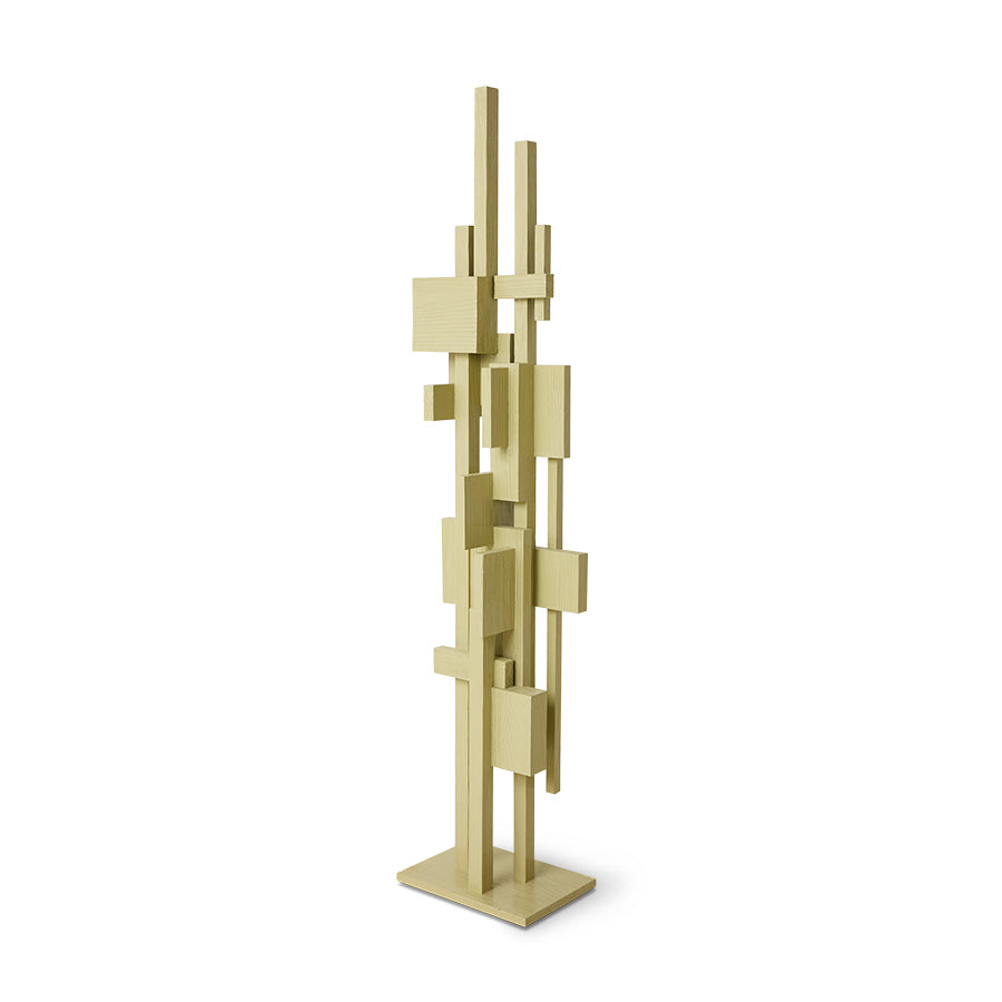 Skyscraper sculpture - pistachio