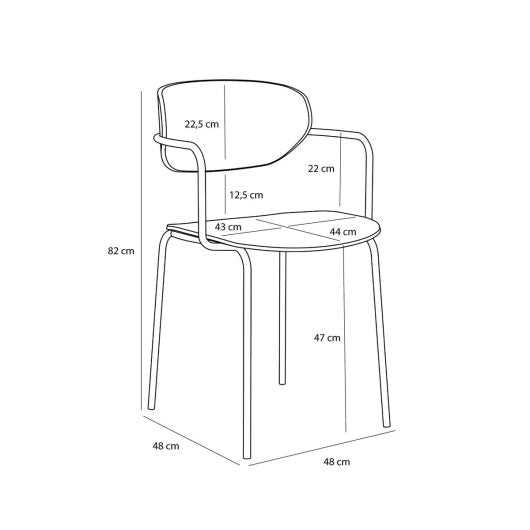 Arch dining chair - Urban nest