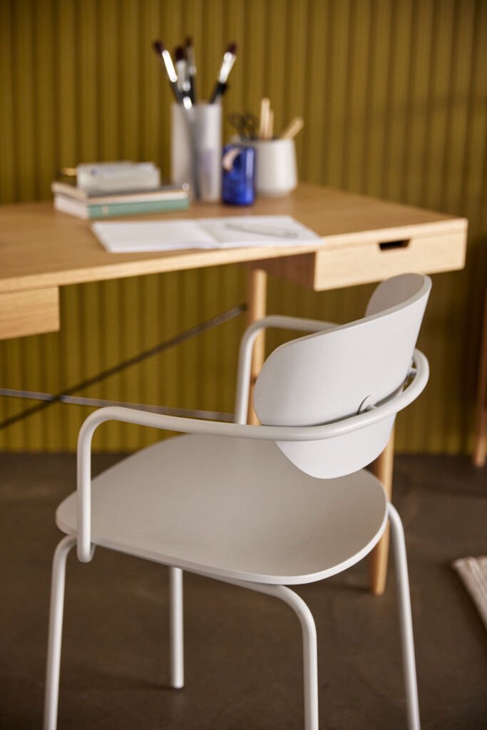 Arch dining chair - light grey - Urban nest