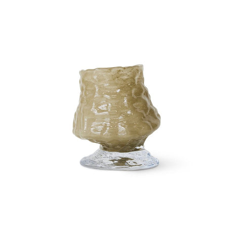 Brut textured glass vase, sage - Urban nest