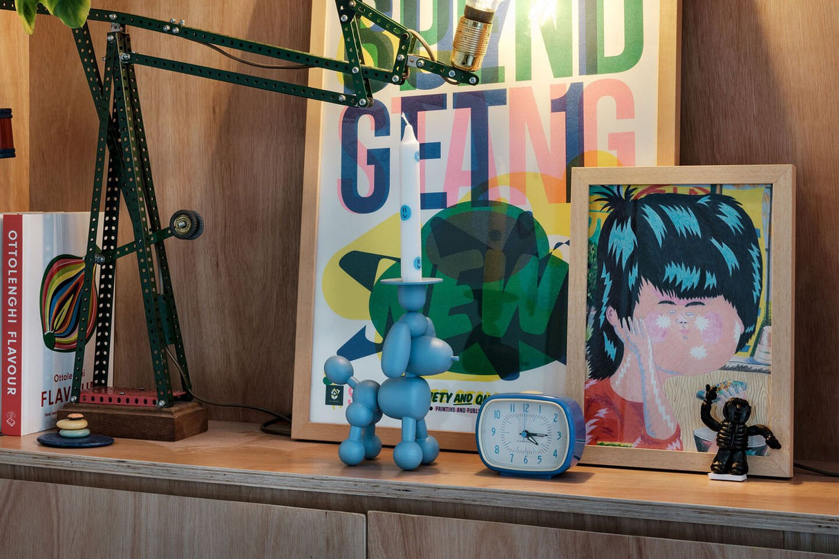 Can - Dolly candle holder, wave blue - Urban nest