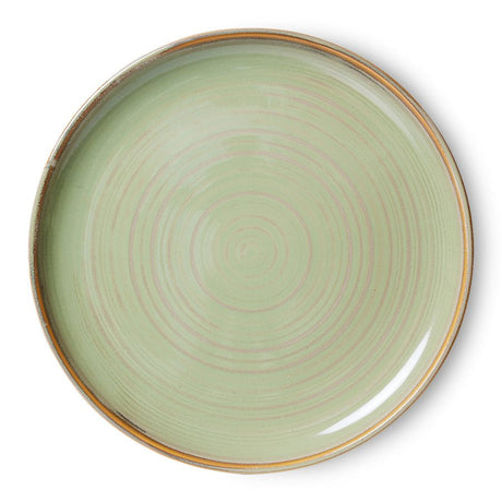 Chef ceramics: dinner plate - moss green - Urban nest
