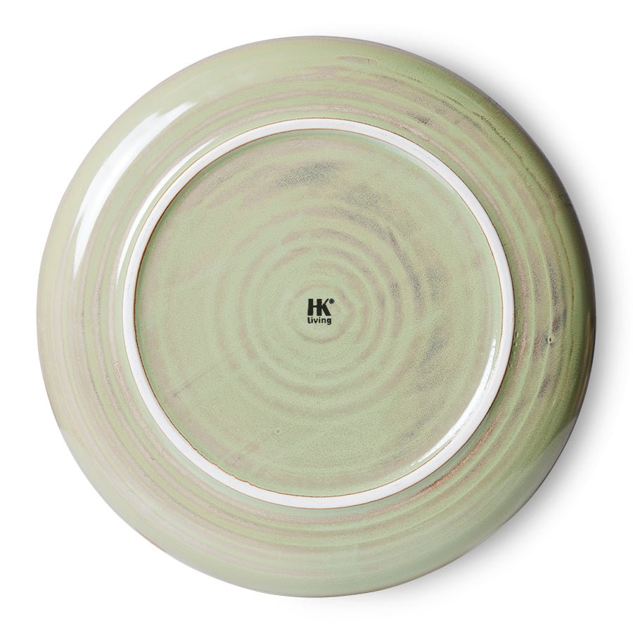Chef ceramics: dinner plate - moss green - Urban nest