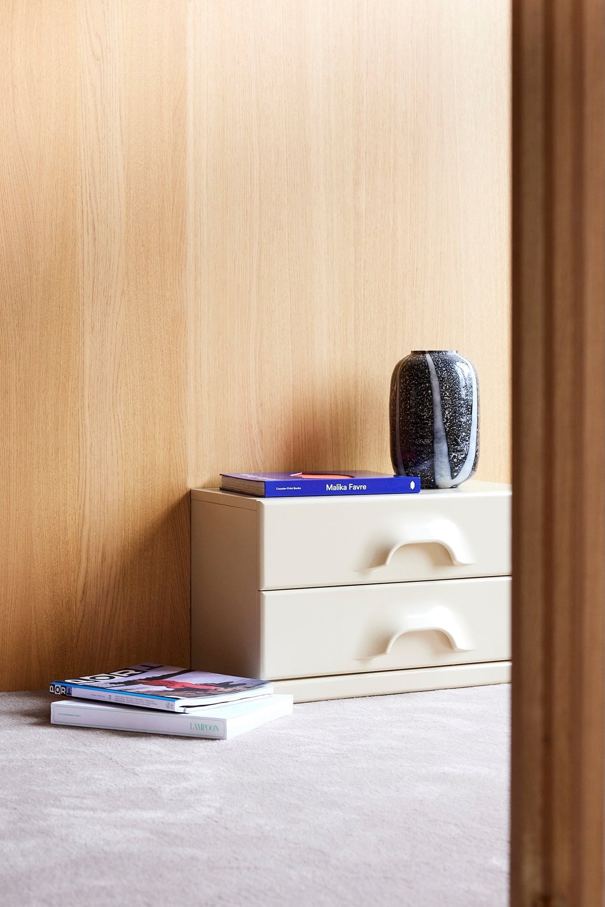 Chest of 2 drawers - cream - Urban Nest