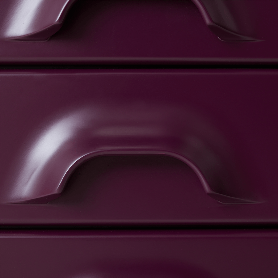 Chest of 3 drawers - mulberry - Urban nest