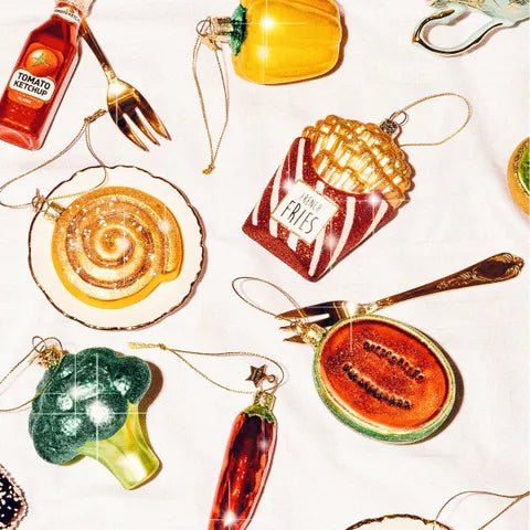 Christmas ornaments: glass red watermelon - Urban nest