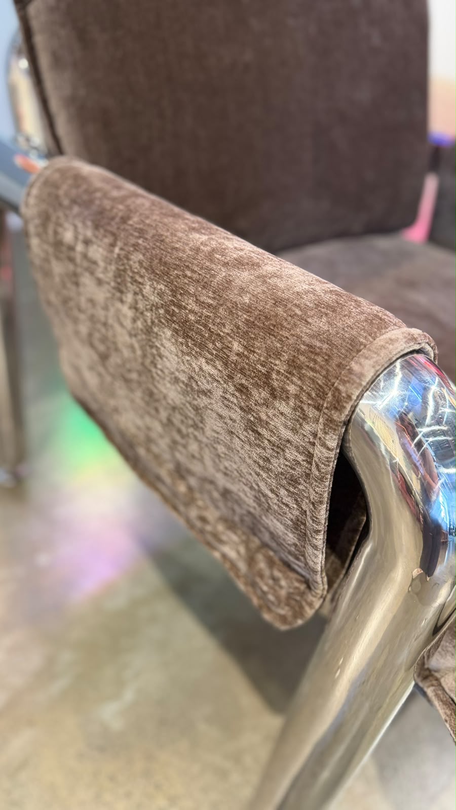 Chrome lounge armchair - Urban nest