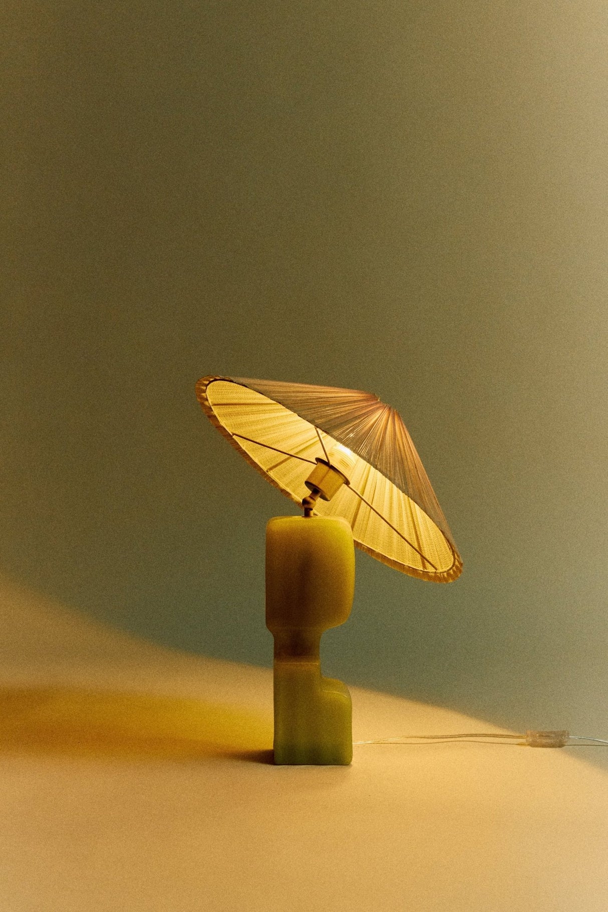 Column table lamp base lime - Urban nest