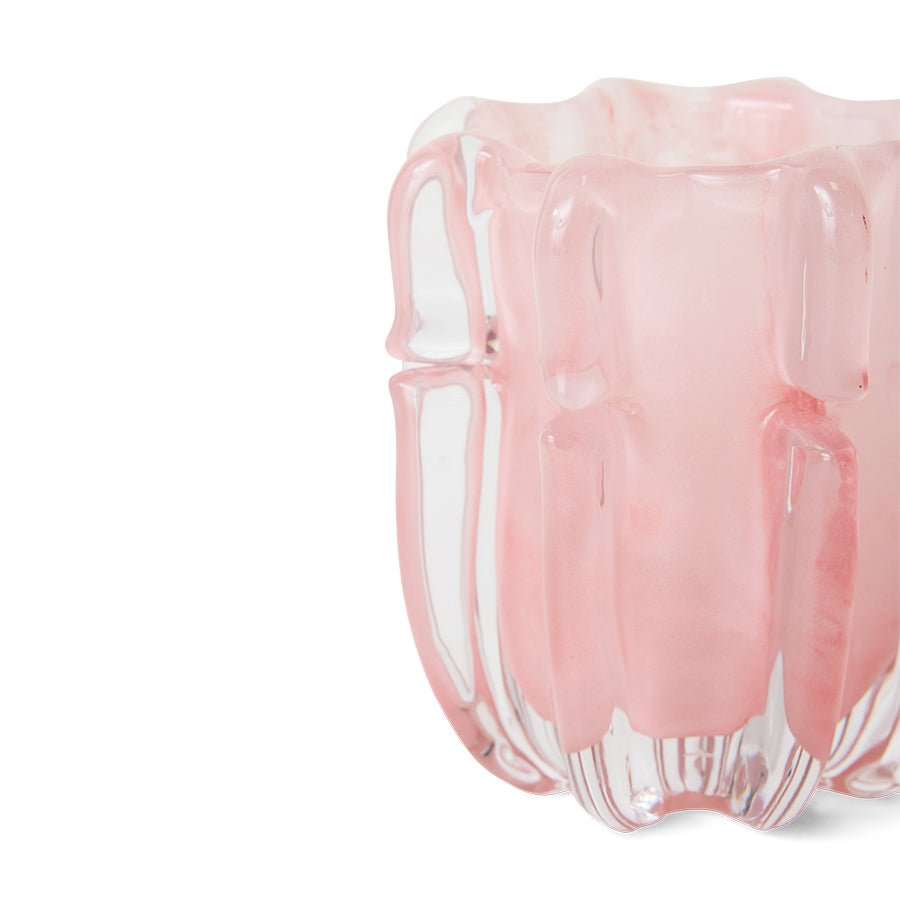 Coralla candle holder soft pink - Urban nest