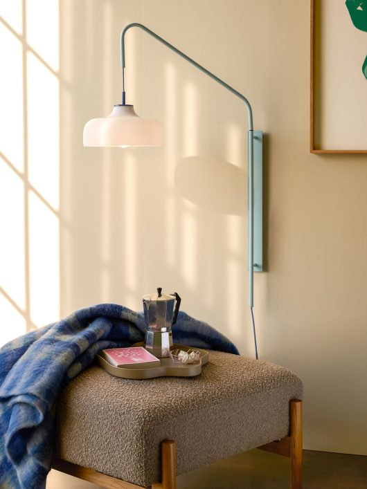 Current wall light - light blue - Urban nest