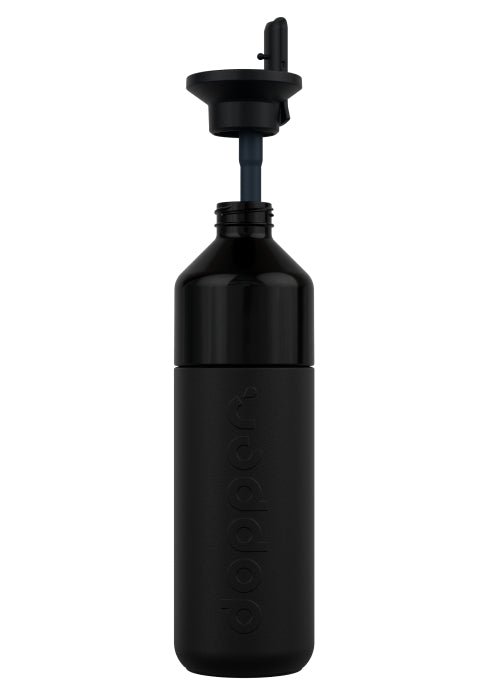 Dopper insulated (580 ml) - blazing black x flip straw - Urban nest