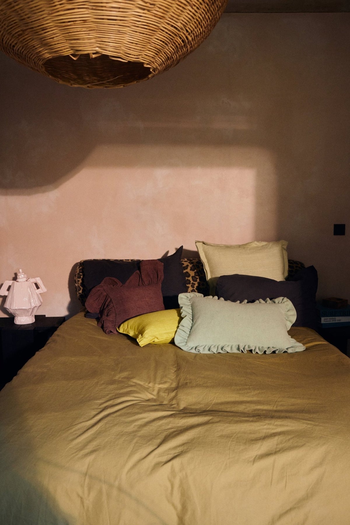 Felt cushion, mint - Urban nest