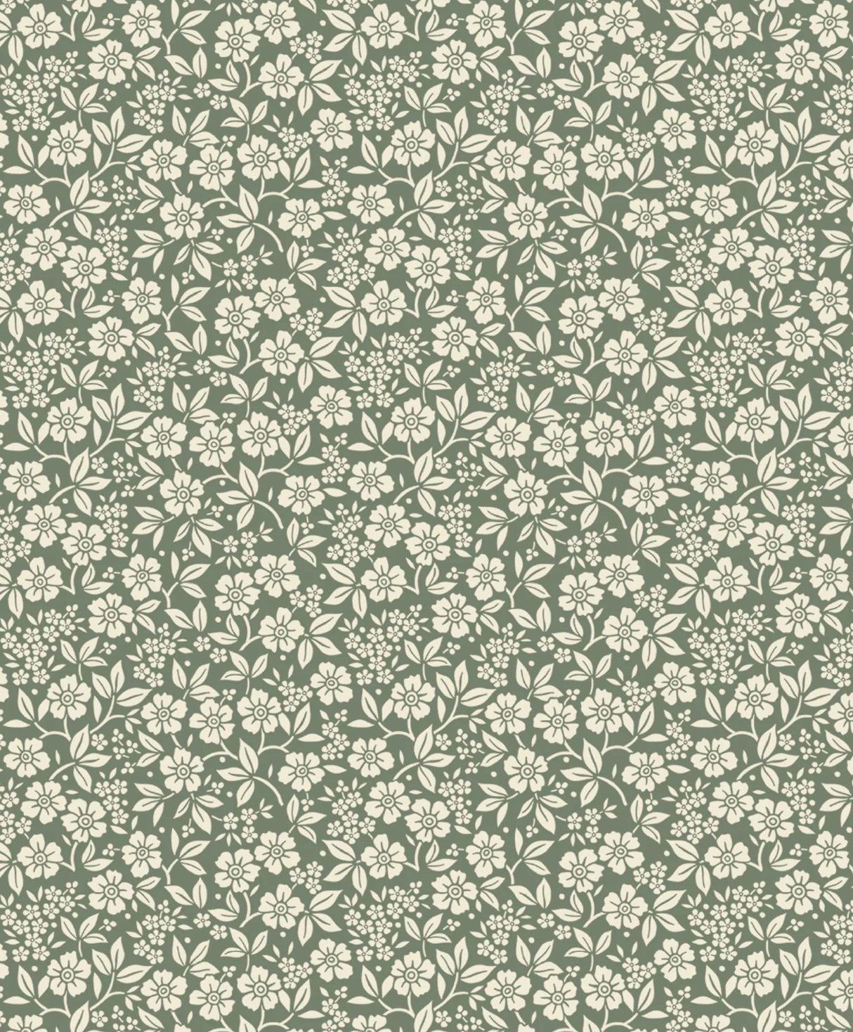 Flower shower green wallpaper - Urban nest