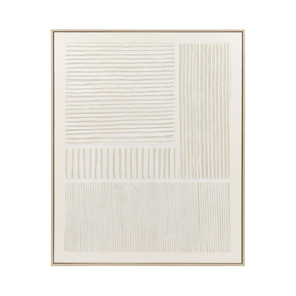 Framed artwork Blanche - white - Urban nest