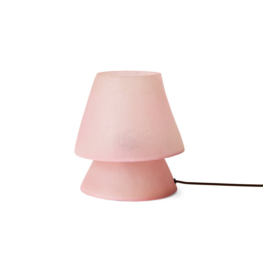 Glassfiber table lamp - pink - Urban nest