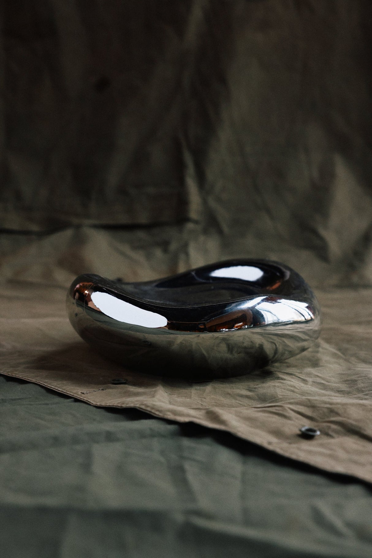 Gleam glass bowl - chrome - Urban nest