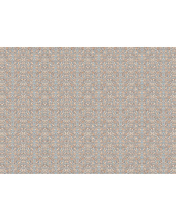 Indian flower blue wallpaper - Urban nest