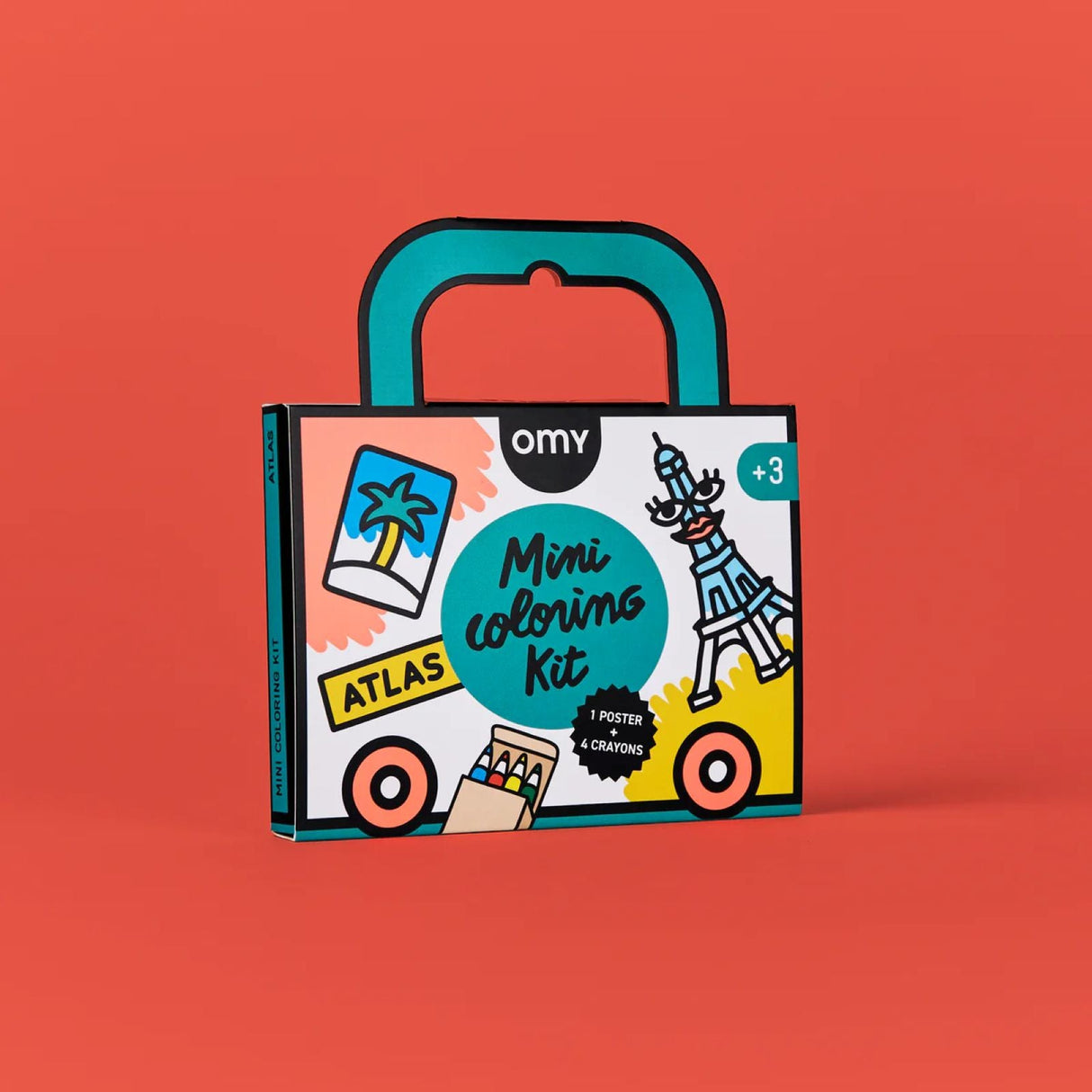 Mini coloring kit - atlas - Urban nest