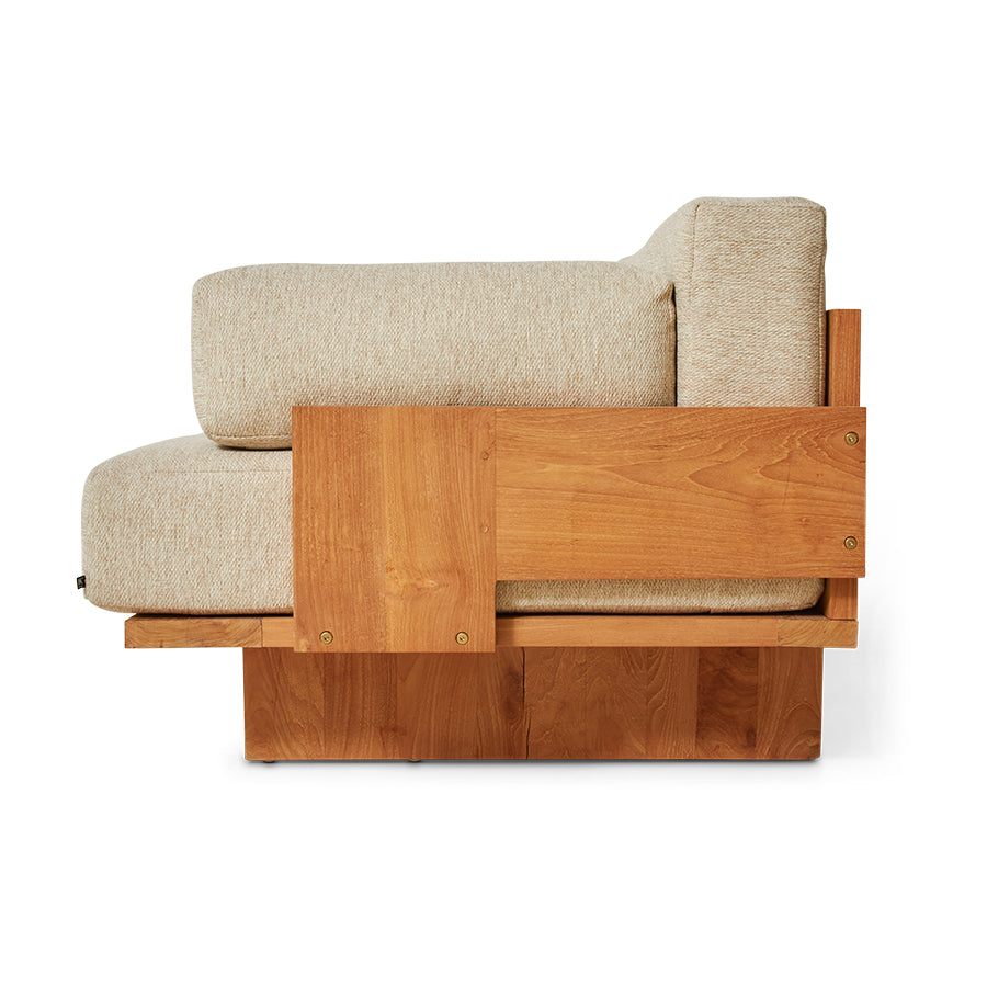 Outdoor sofa teak