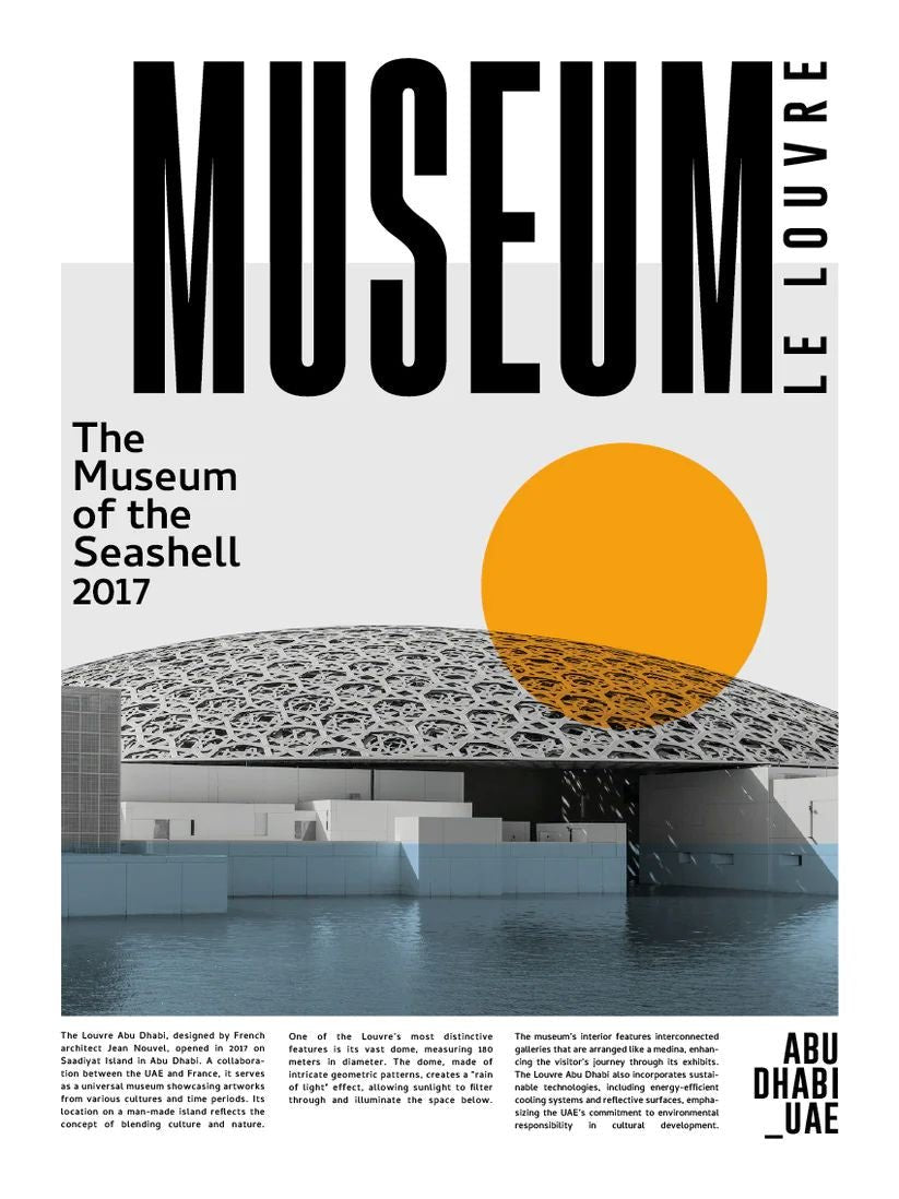 Museum le louvre poster - Urban nest