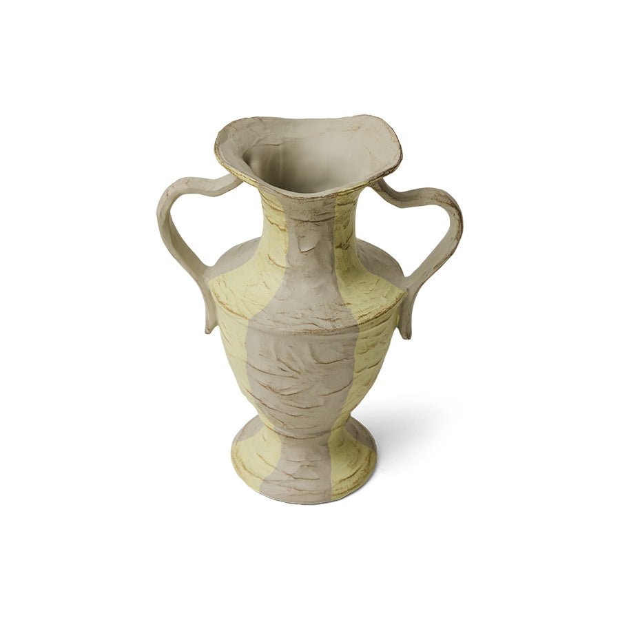 New classics: vase, cream stripes - Urban nest