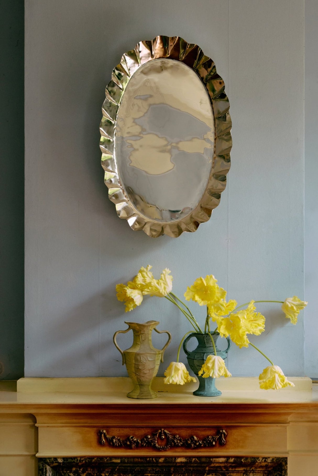 New classics: vase, cream stripes - Urban nest