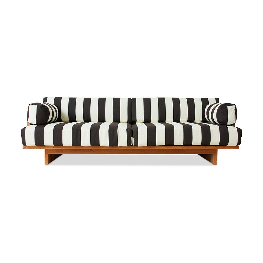 Outdoor sofa teak - stracciatella - Urban nest