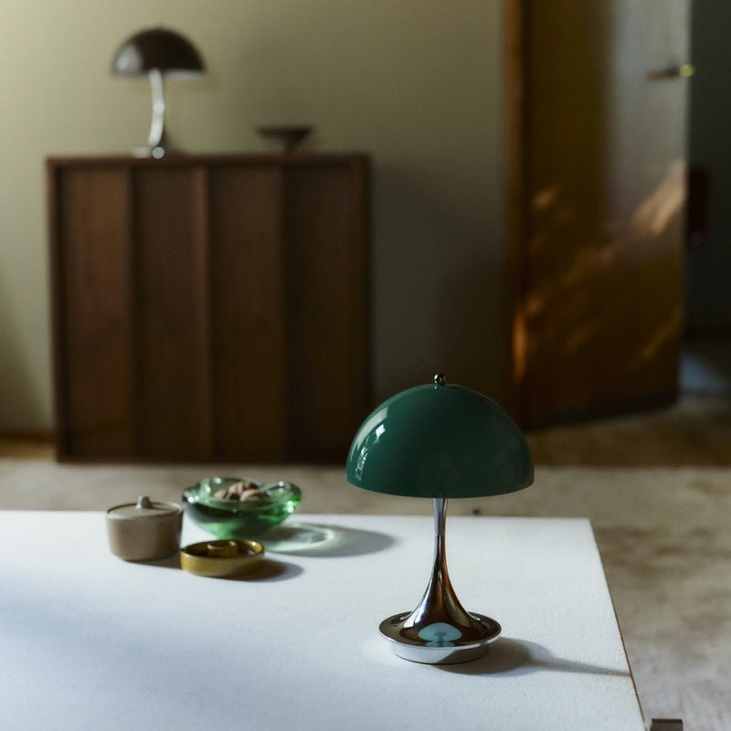 Panthella 160 chrome portable lamp | The originals - Urban nest