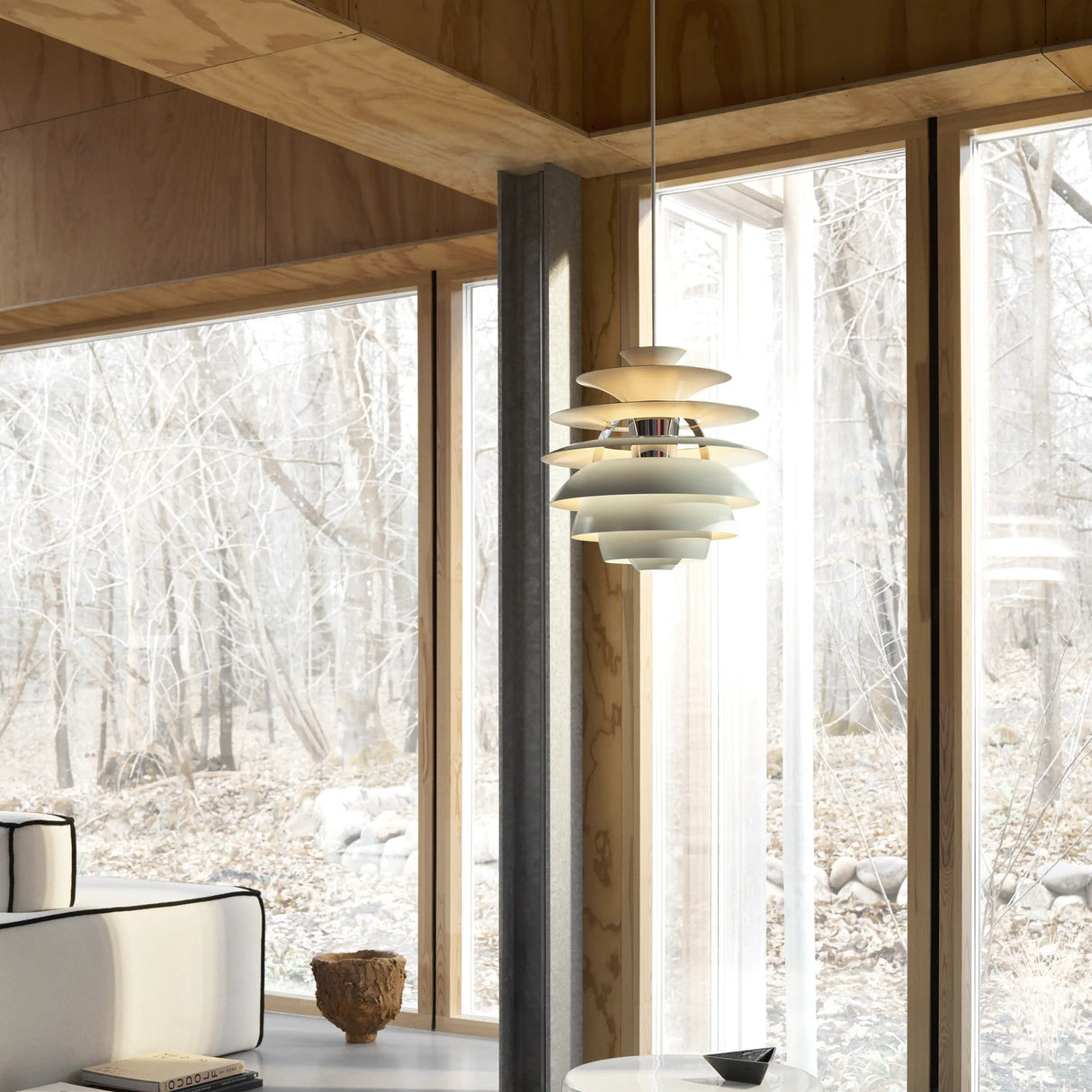 PH Snowball, Dusty green/high luster chrome plated - Urban nest