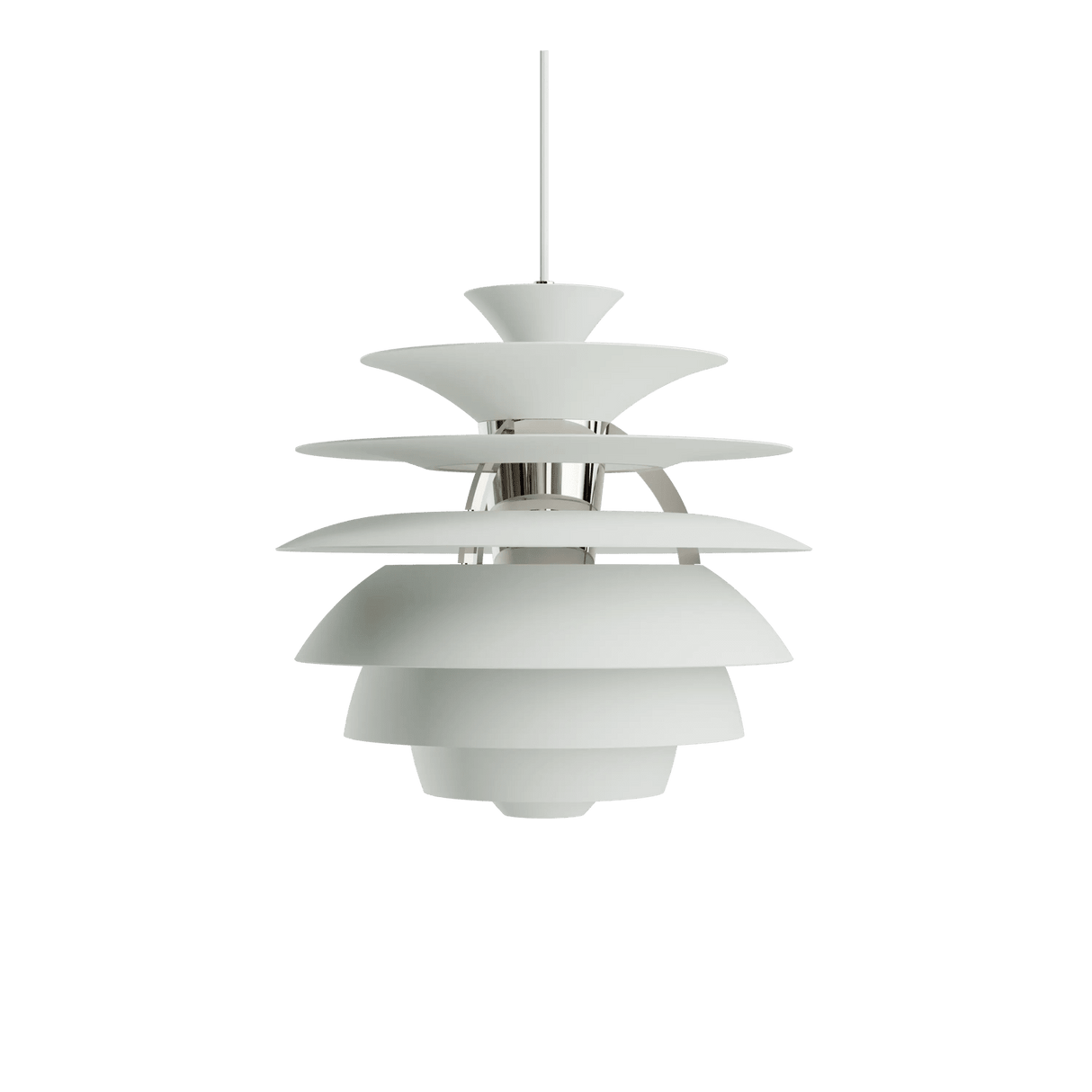 PH Snowball, Dusty green/high luster chrome plated - Urban nest
