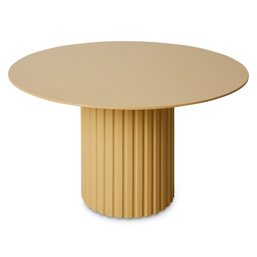 Pillar dining table hay round - Urban nest