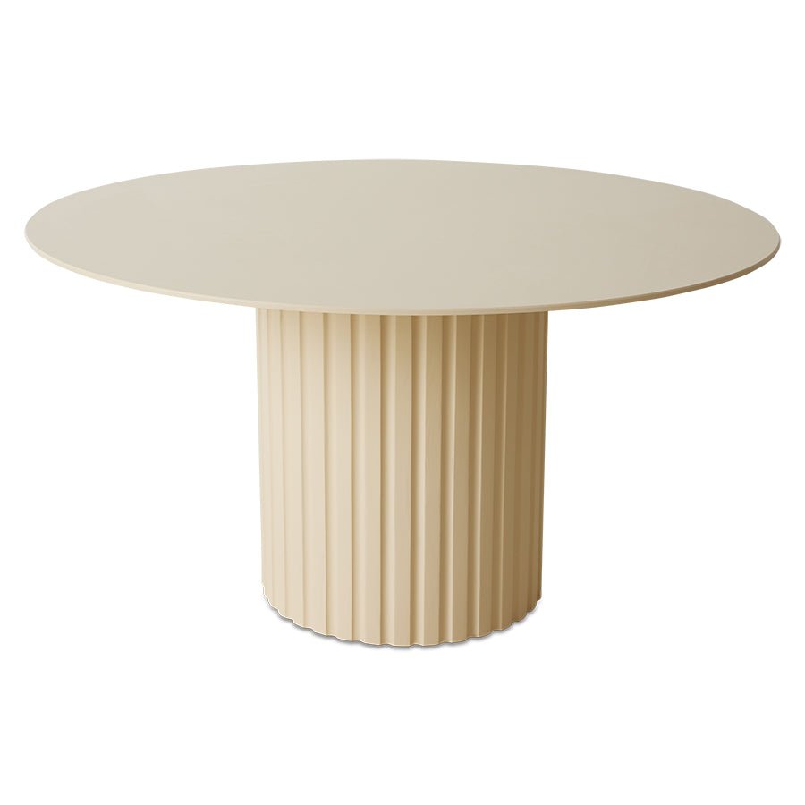 Pillar dining table hay round - Urban nest