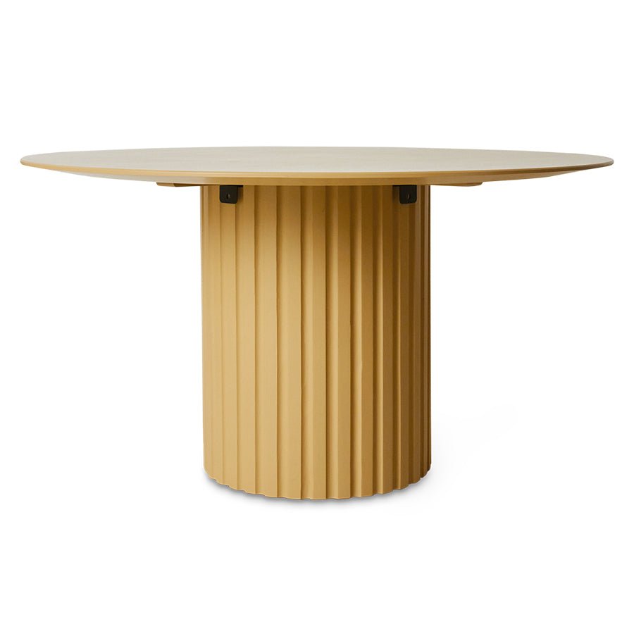 Pillar dining table hay round - Urban nest