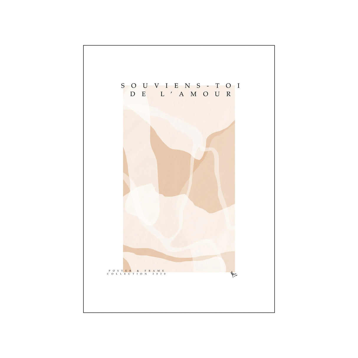Poster & Frame - Collection | Souviens Toi De L'amour - Urban nest