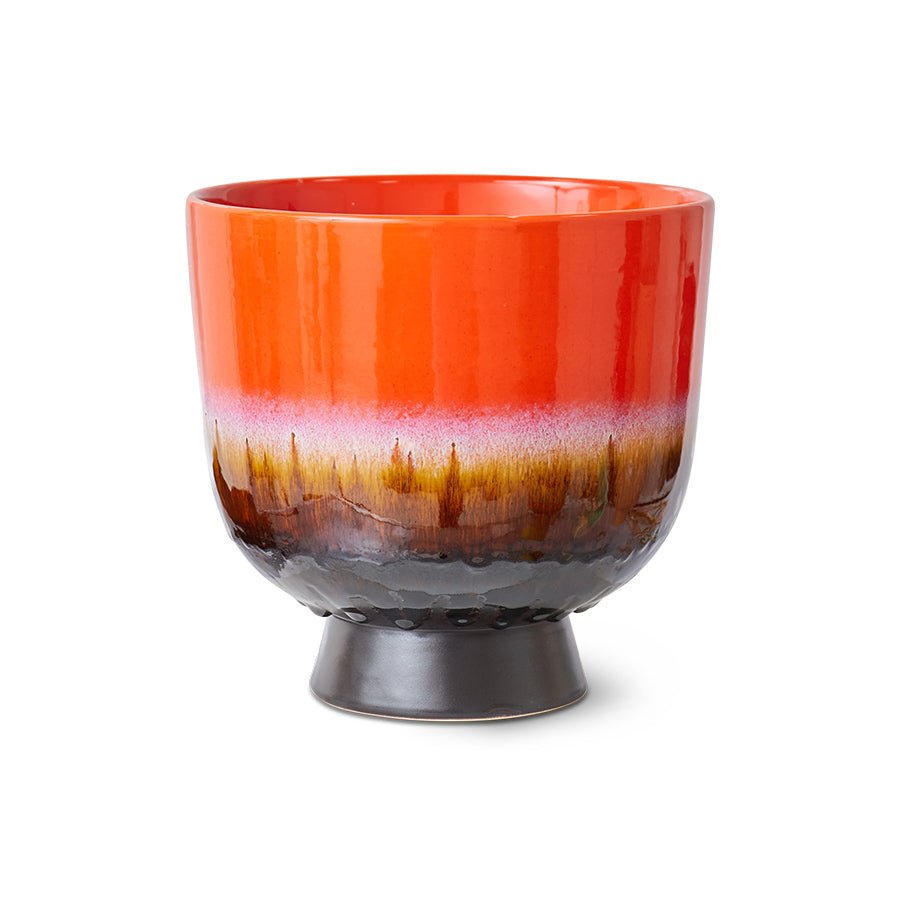 Retro flower pot - cherry red - Urban nest