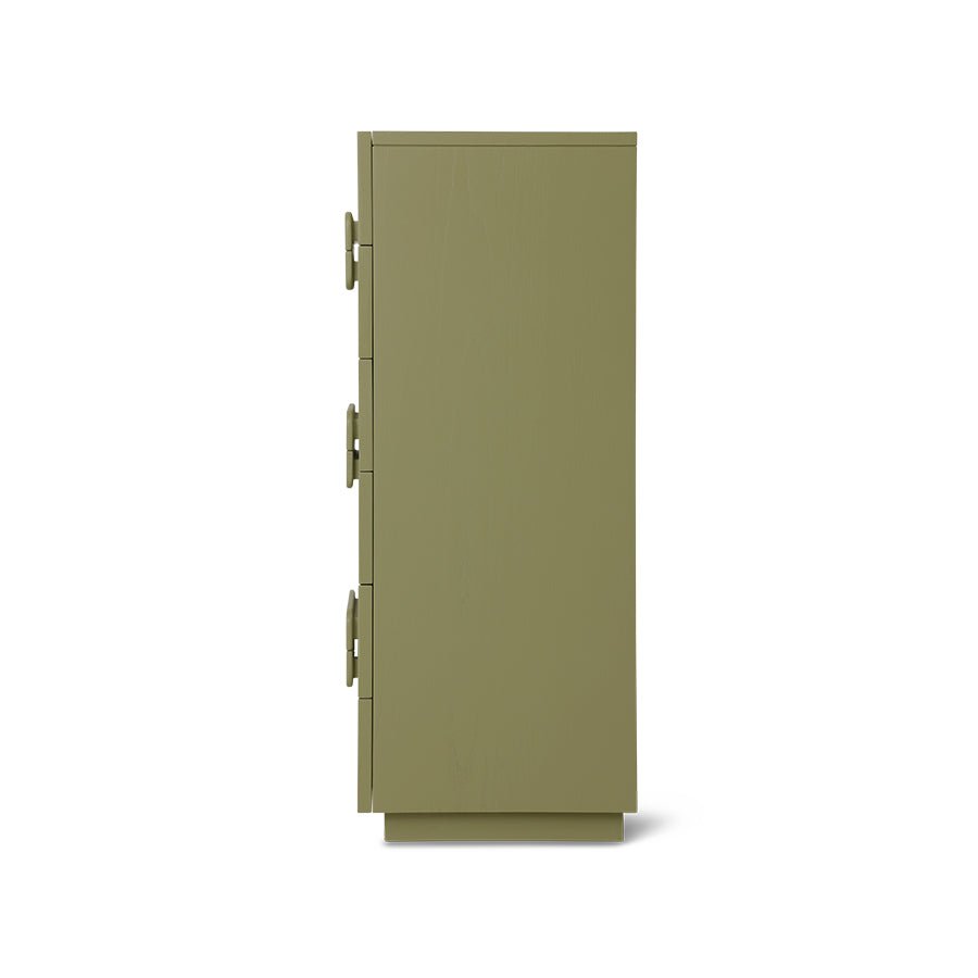 Spacious drawer cabinet - army green - Urban nest