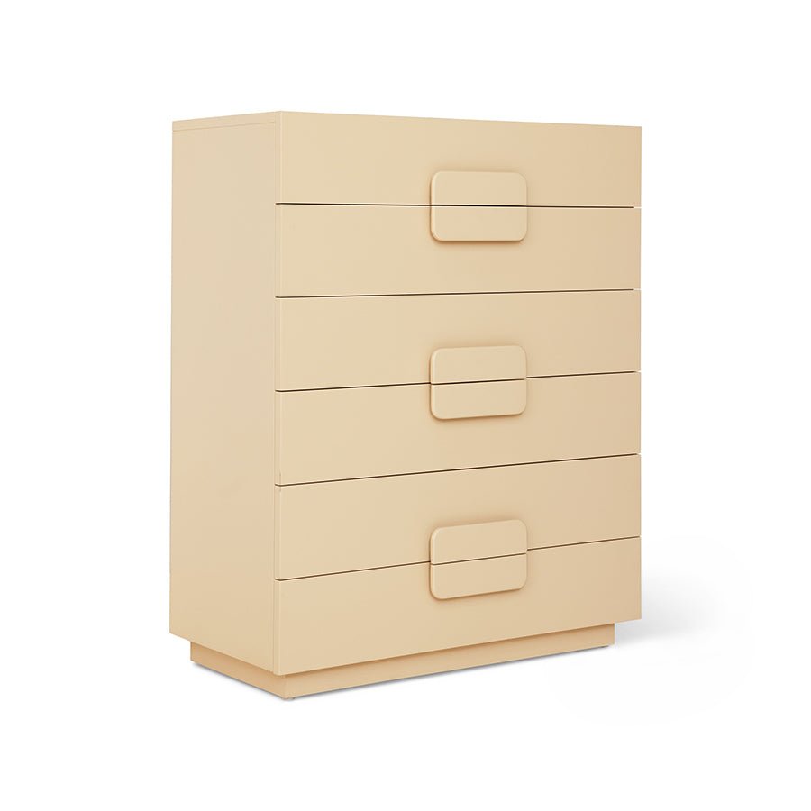 Spacious drawer cabinet - cream - Urban nest