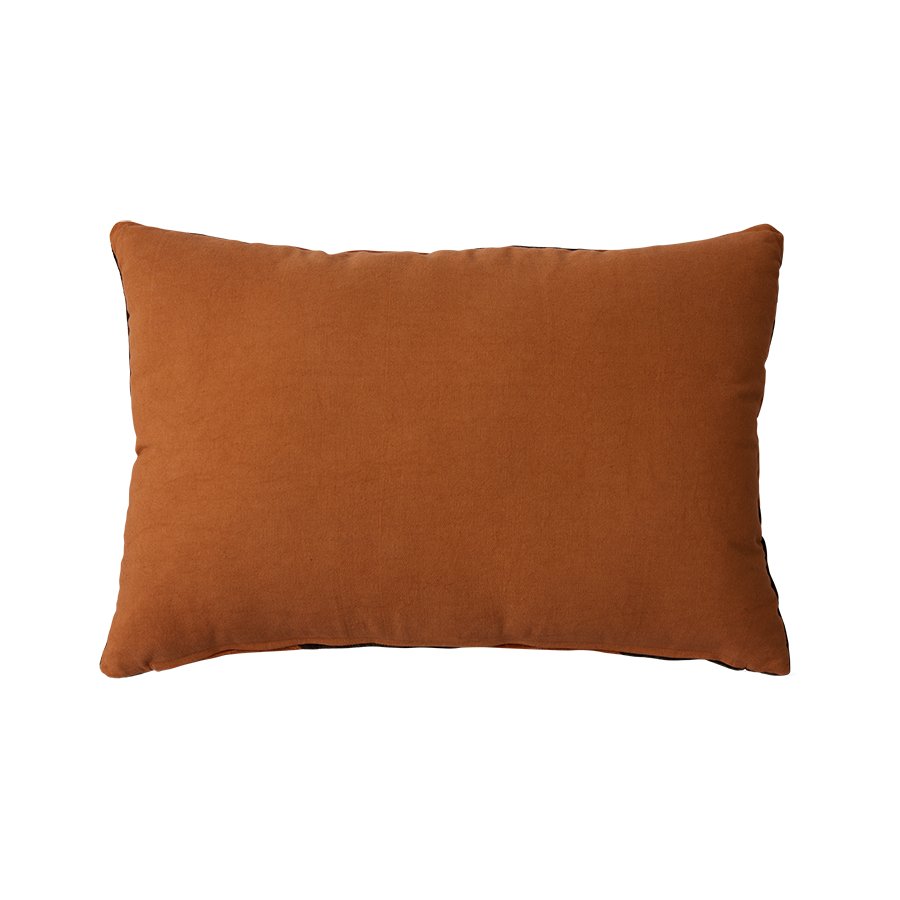 Striped velvet cushion - september - Urban Nest