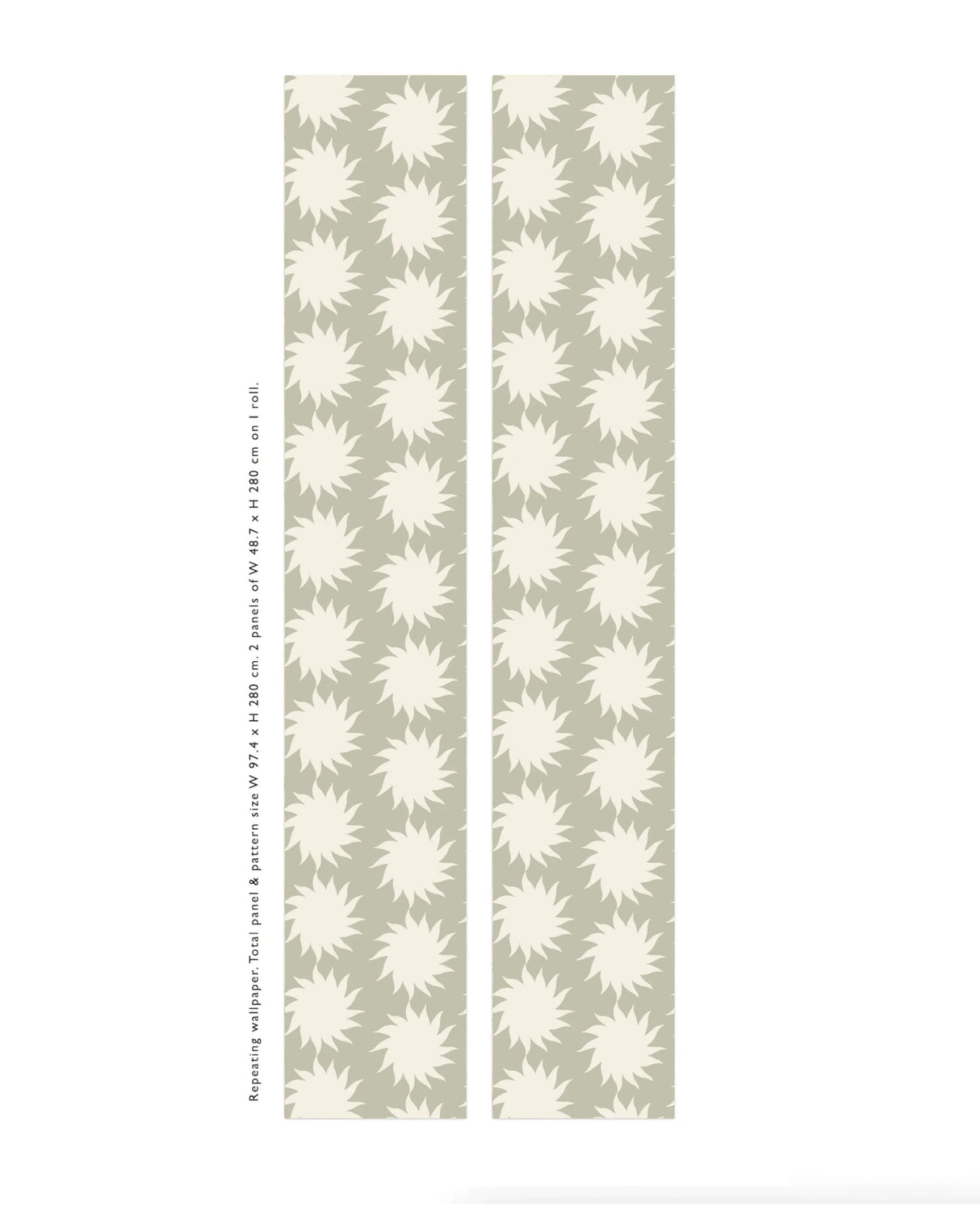 Sunny green wallpaper - Urban nest