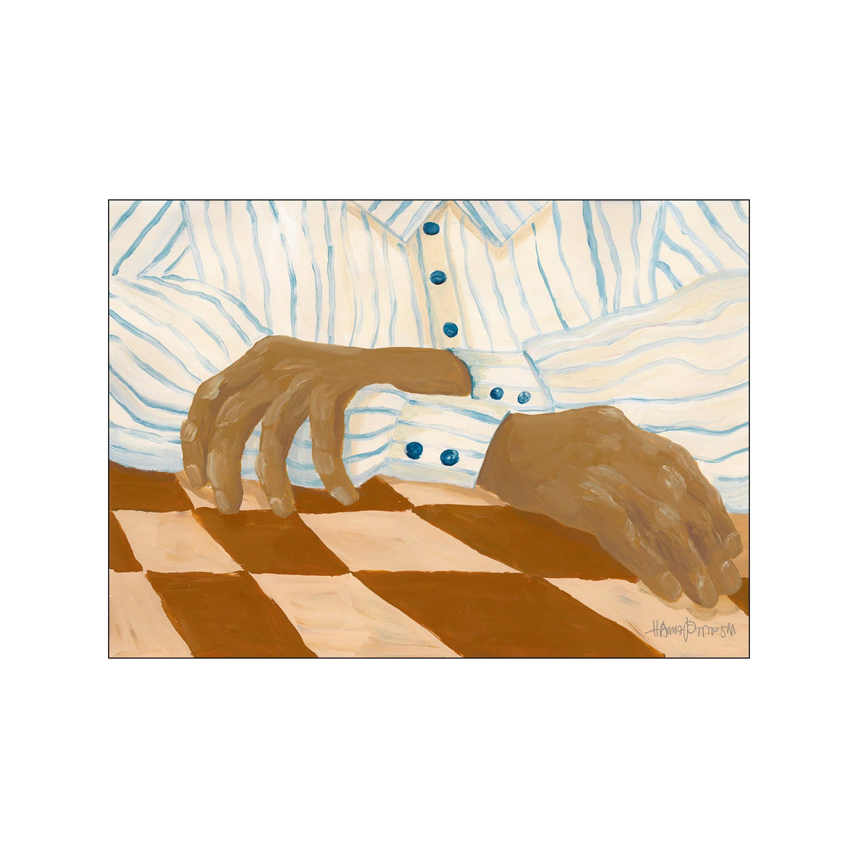 The Poster Club x Hanna Peterson | Light Stripes - Urban nest