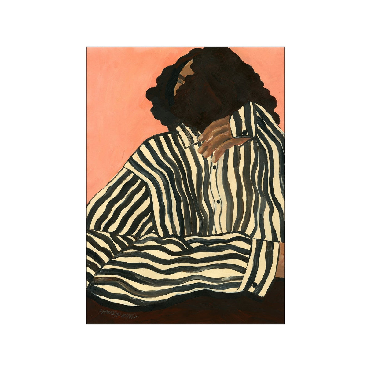 The Poster Club x Hanna Peterson | Serene stripes - Urban Nest